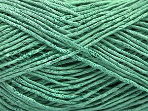 Sale Yazlık İplikler Nane Yeşil Linen Bamboo