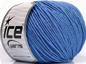 Cotton Bamboo Light Indigo Mavi