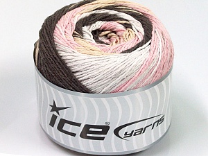 Cakes Natural Cotton White Pink Brown Shades