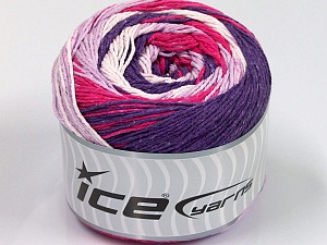 Cakes Natural Cotton Beyaz Mor Leylak Fuşya