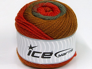 Cakes Chain Orange Grey Green