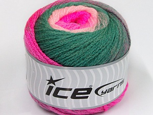 Cakes Chain Pink Neon Pink Emerald Green