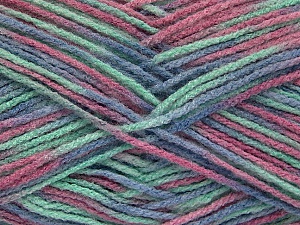 Sale Self-Striping Pembe Nane Yeşil Mavi