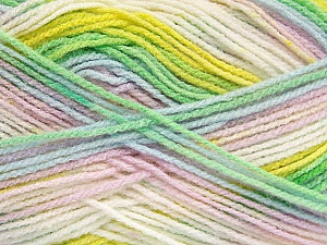 Sale Self-Striping Sarı Beyaz Pembe Leylak Yeşil Mavi