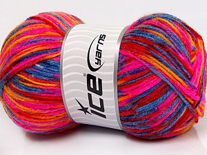 Sale Self-Striping Sarı Kırmızı Neon Pembe Mavi