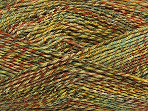 Sale Sock Yarn Green Shades Brown Shades
