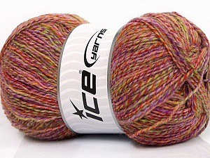 Sale Sock Yarn Rose Pink Lilac Green
