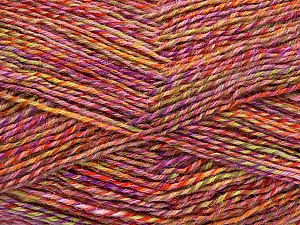 Sale Sock Yarn Rose Pink Lilac Green