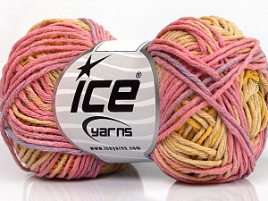 Sale Self-Striping Sarı Somon Krem