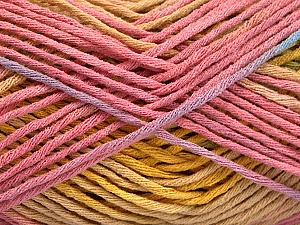 Sale Self-Striping Sarı Somon Krem