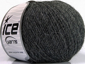 Peru Alpaca Fine Koyu Gri Melanj