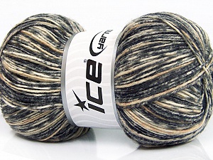 Print Sock Grey Shades Cream
