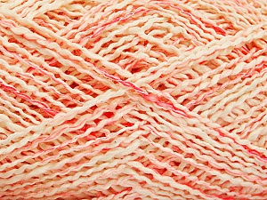 Sale Yazlık İplikler Neon Pembe Krem