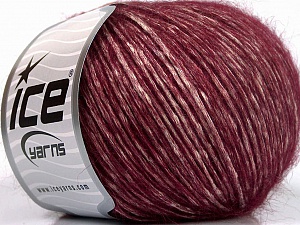 Alpaca Cotton Krem Bordo