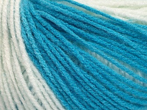 Sale Self-Striping Beyaz Mavi