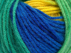 Sale Self-Striping Sarı Yeşil Mavi
