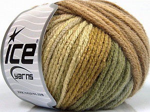 Sale Self-Striping Haki Kahverengi Tonları