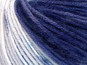 Sale Self-Striping Beyaz Turkuaz Mor
