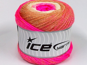 Cakes Chain Neon Pink Light Brown Cream