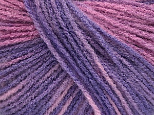 Sale Self-Striping Lilac Shades, Pink Shades