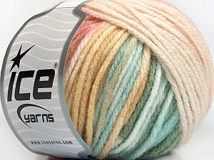 Sale Self-Striping Light Pink, Cream, Mint Green
