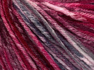Sale Self-Striping Grey, Burgundy, Pink, White