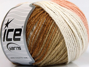 Sale Self-Striping Powder Pink, White, Brown Shades