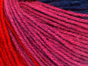 Sale Self-Striping Red, Navy, Pink, Lilac
