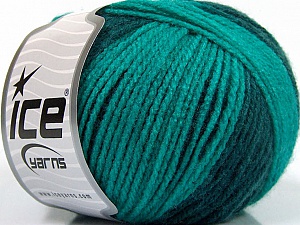 Sale Self-Striping Green Shades, Turquoise