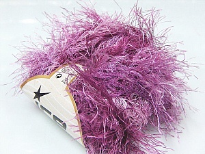 Long Eyelash Purple, White