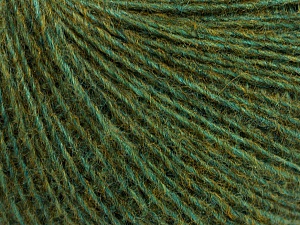 Peru Alpaca Fine Green Shades
