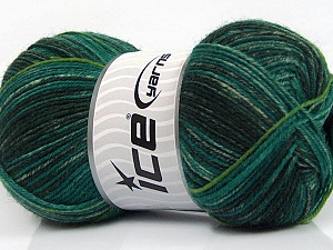 Sale Sock Yarn Green Shades