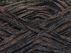 Viscose Shine Bulky Black, Brown