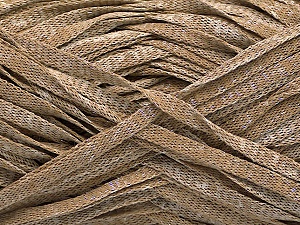Viscose Shine Bulky Camel, Beige
