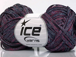 Viscose Shine Bulky Maroon, Dark Navy