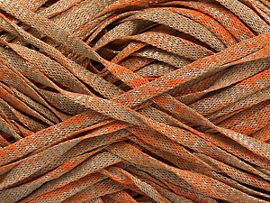 Viscose Shine Bulky Orange, Camel