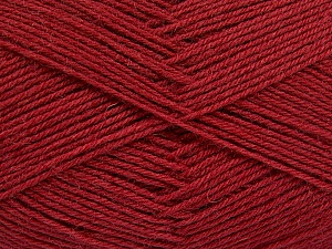 Solid Sock Burgundy