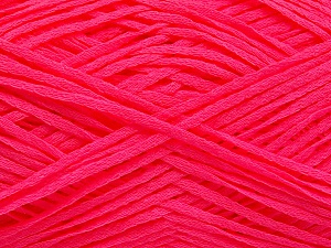 Fettuccia Fine Neon Pembe