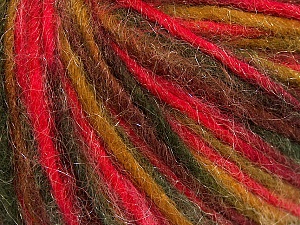 Sale Self-Striping Maroon, Pink, Green Shades