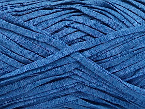 Sale Summer Blue Linen Cotton Natural Yarn