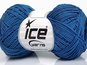 Sale Summer Blue Linen Cotton Natural Yarn