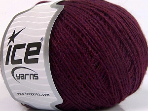Wool Cord Sport Lavender Burgundy