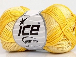 Cotton Fine Melange Yellow