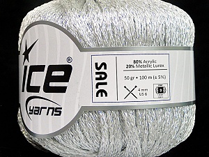 Sale Metallic White, Silver