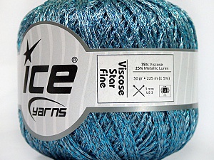 Viscose Star Fine Blue