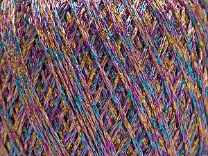 Viscose Star Fine Pink, Lilac, Blue, Gold