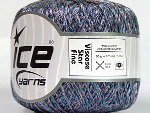Viscose Star Fine Lilac, Blue