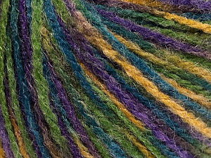 Sale Self-Striping Green Shades, Purple, Blue