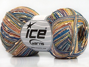 Sale Summer Blue, Cream, Orange, Gold