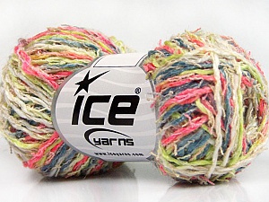 Palermo Cotone Pink, Light Green, Light Grey, Cream